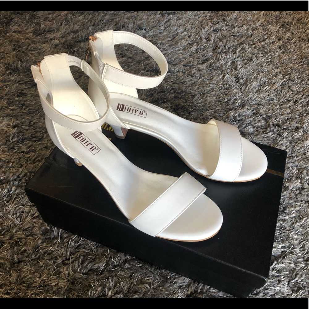 Brand New White Heels!!